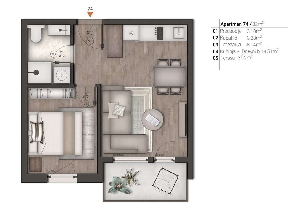 Osnova Tip 1 Stan 74